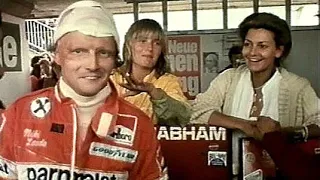 Videofragmente F1 Zeltweg 1978  Ronnie Peterson Colin Chapman Marlene & Niki Lauda Bernie Ecclestone