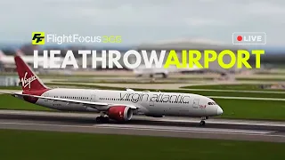 Heathrow Airport Live - Evening of Monday 22nd April 2024