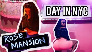 ROSE MANSION NYC VLOG | SPEND THE DAY WITH ME! | WINE TASTING & BTS INSTAGRAM PICTURES
