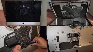 21.5" Inch iMac Mid 2014 A1418 "No RAM" SSD Hard Drive Upgrade PSU Logicboard Fan Replacement Repair