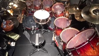 Todd Sucherman's Styx tour drum set- 2015
