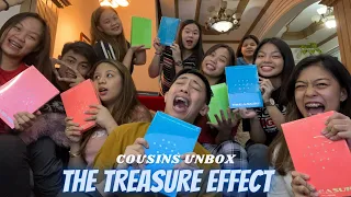 COUSINS UNBOX THEIR FIRST TREASURE ALBUM (TREASURE EFFECT) + GIVEAWAY