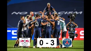 RB Leipzig vs Paris | 0 - 3 | UEFA Champions League | Semi Final | 2020