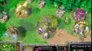 2006 Grand Final cyberspace 2  Warcraft III match: R16_levin(BRA) vs Tod(FRA) 2set_high