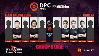 Team Bald Reborn vs CHILLAX - DPC WEU 2021/22 Tour 2: Division II - Group Stage - B03