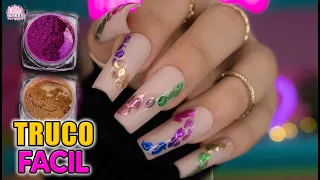 TRUCO para UÑAS que parece IMPOSIBLE *super fácil |NailsByKaren