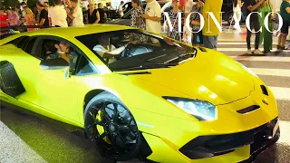 BILLIONAIRE LIFESTYLE CARSPOTTING NIGHT MONACO MONTE CARLO 2023