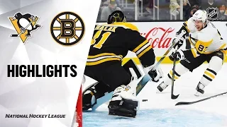 NHL Highlights | Penguins @ Bruins 11/04/19