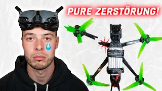 Für diese Tricks haben wir 2 FPV Drohnen an einem Tag zerstört!