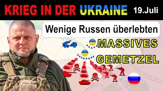 19.Juli: SCHWERER FEHLER - Russen tappen in berüchtigte TODESFALLE | Ukraine-Krieg