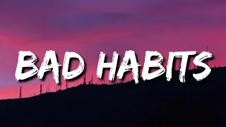 Ed Sheeran - Bad Habits (MEDUZA Remix) (Lyrics)