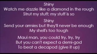 Moana - Jemaine Clement - Shiny (Lyrics)