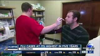 Flu cases continue to climb in Colorado