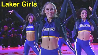 Laker Girls (Los Angeles Lakers Dancers) - NBA Dancers - 10/22/2021 4th QTR dance performance