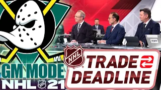 TRADE DEADLINE - NHL 21 - GM MODE COMMENTARY - MIGHTY DUCKS ep 4