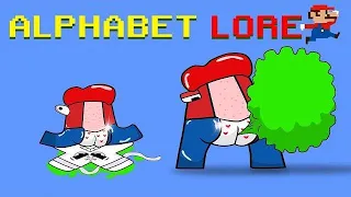 Super Mario Alaphabet Lore A  Z But Fixing Letters  If Alphabet Lore FART too much Animati part