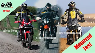 Wolf vergleicht Motorräder: Honda Africa Twin | KTM 890 Adventure R | Triumph Tiger 900 Rally Pro