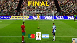 Portugal 🆚 Argentina - Final FIFA World Cup 2026 | Penalty Shootout | Ronaldo 🆚 Messi | PES Gameplay