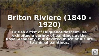 Briton Riviere (1840 - 1920). Find public domain images of Briton Riviere (1840 - 1920) at https:...