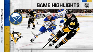 Sabres @ Penguins 12/17/21 | NHL Highlights