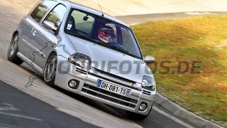 Clio rs & clio Williams in nurburgring part 1/2