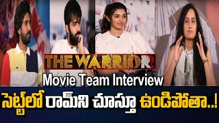 The Warriorr Movie Team Success Interview | Ram Pothineni | Aadhi | Krithi Shetty | TJROPENTALK