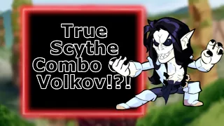 Crazy True scythe combo on Twilight Grove with Volkov (Brawlhalla)