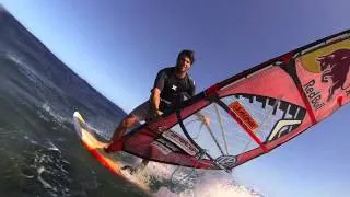 Windsurfing at the step