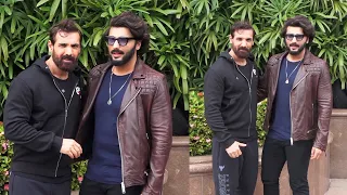 'Ek Villain Returns' Cast John Abraham And Arjun Kapoor Meet Together At Taj Land End Hotel