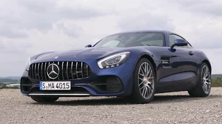 Mercedes AMG GT Design in Brilliant blue metallic