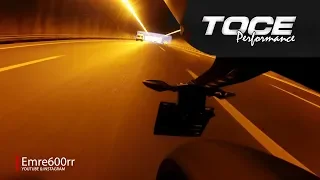 200+ km/h Wheelie and Speeding with 2 People ( Pure Exhaust Sound )