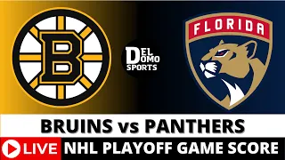 FLORIDA PANTHERS VS BOSTON BRUINS LIVE 🏒 NHL Playoff Game Score MAY 12, 2024 - Game 4