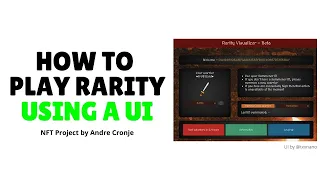 How to use a UI to play Rarity NFT game by Andre Cronje - EASY Method!