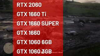 RTX 2060 vs GTX 1660 Ti vs GTX 1660 SUPER vs GTX 1660 vs GTX 1060 6GB vs GTX 1060 3GB | Gaming Test