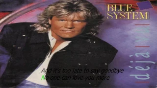 Blue System - Sorry Little Sarah (lyrics)