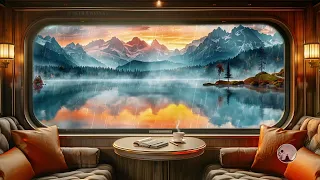 Immersive Serene Train Adventure: 1-Hour Long Adventure Music with Ambient Rain Sound