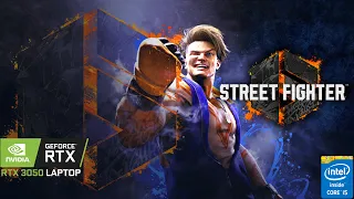 Street Fighter 6 RTX 3050 Laptop Gameplay Demo | IdeaPad Gaming 3 i5-11320H