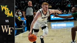 William & Mary vs. Wake Forest Men's Basketball Highlights (2021-22)