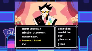 Deltarune ch2 - unlocked Swatch dialogue after beating Spamtom Neo