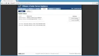 vCenter Server Appliance Upgrade from 5.1.a to 5.1.0.b (no audio)