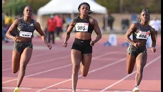 Elaine Thompson-Herah 200m race at Tom Jones Memorial Invitational