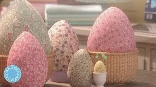 Fabric Easter Eggs  - Martha Stewart