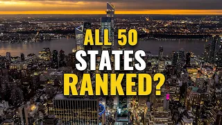 All 50 STATES in AMERICA Ranked from WORST to BEST in 2024