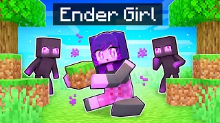 Playing as an ENDER Girl In Minecraft!