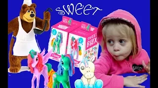 Sweet Box ♥ Свит Бокс ♥ Обзор и распаковка МАША и Медведь Masha and the bear  Little Pony Пони