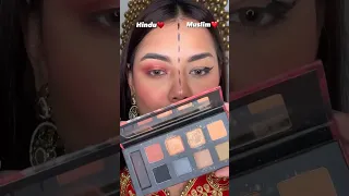 Hindu Bride Vs Muslim Bride Makeup Look😍 | #shorts | SUGAR⁩ Cosmetics