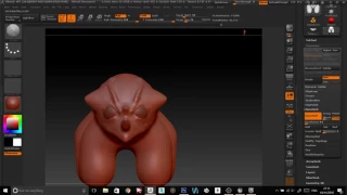 lizard creature- Organic sculpt 3D part 1