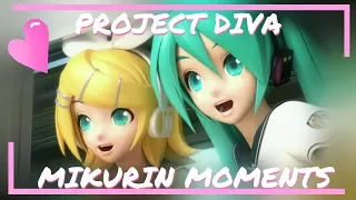 Project Diva - Miku x Rin Moments