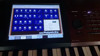 Korg Kronos - Polysix Custom Patches + Sequencer Demo Track