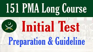 PMA 151 Long Course Initial Test Preparation & Guideline | PMA long Course Initial Test Pattern